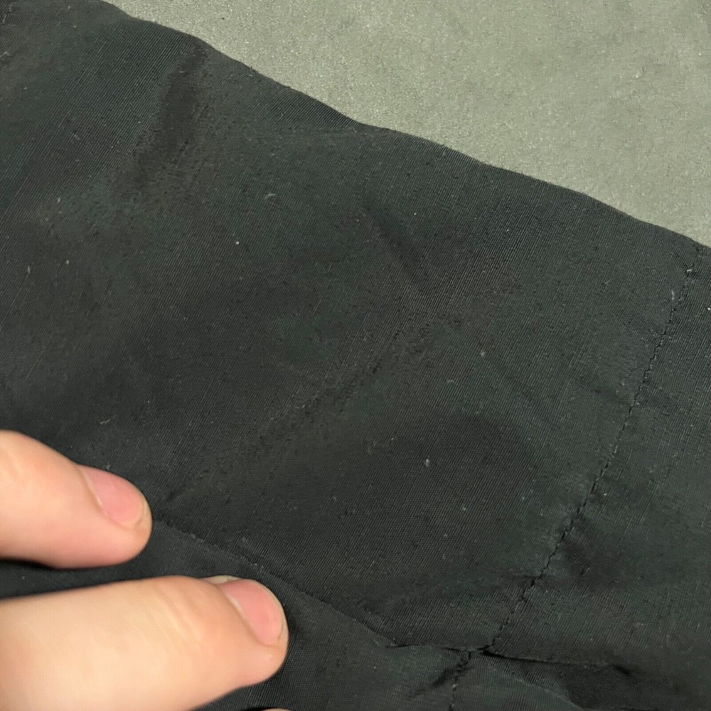 Lululemon Chilly Bomber Size 6 Goose Down Black Puffer‎ Zip Up Jacket - Picture 9 of 13